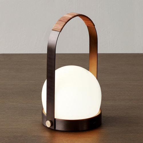 Table lamp - CARRIE - AUDO - portable / aluminum / brass