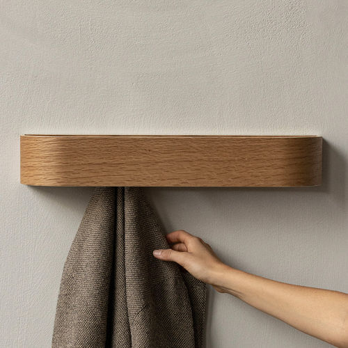 Contemporary coat hook - EPOCH  - AUDO - plywood / quadruple