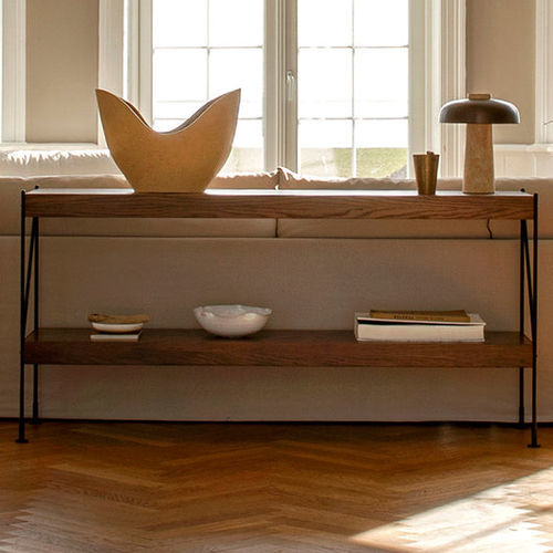 Modular shelf - ZET - AUDO - contemporary / oak / MDF
