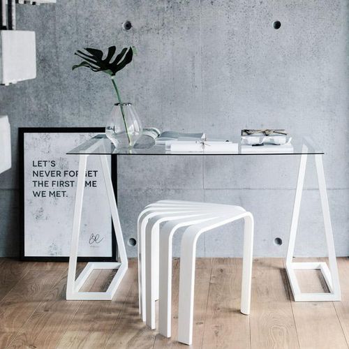 Contemporary trestle - LUME - Bedesign - powder-coated steel