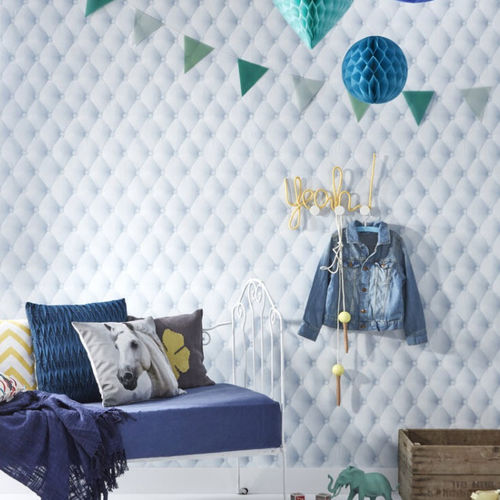 Contemporary wallpaper - 8888-505 - Koziel - vinyl / tufted / fabric look Contemporary wallpaper - 8888-505 - Koziel - vinyl / tufted / fabric look