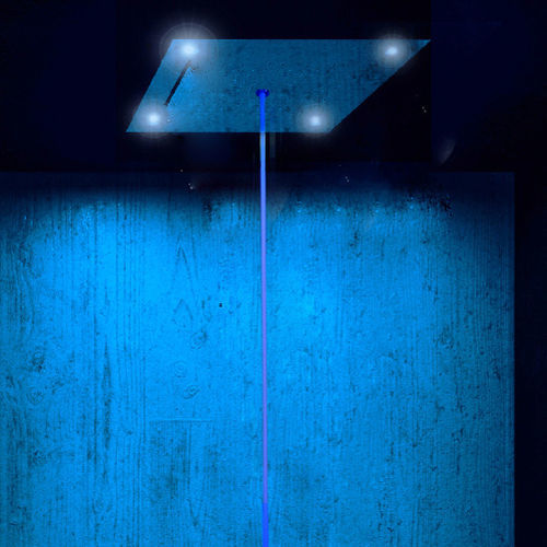 Recessed ceiling shower head - SPA 42 TOPSPOUT - Aquademy - square / rain / waterfall