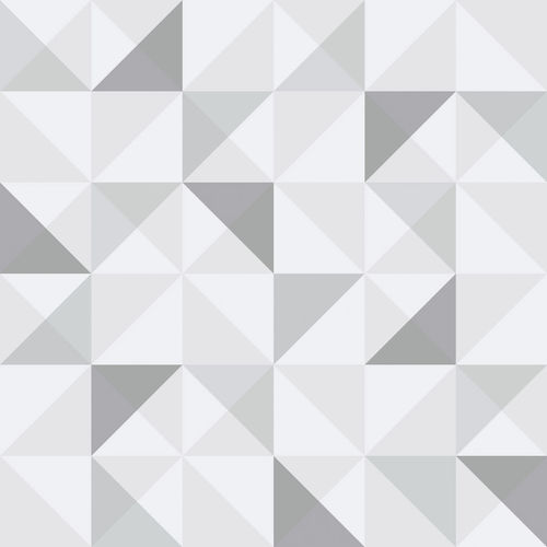 Contemporary wallpaper - DIMENSION - Eco - geometric / white / black