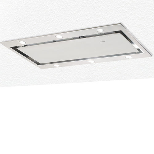 Built-in range hood - DEIMOS 1200 X - Nodor - island / with built-in lighting / low-noise