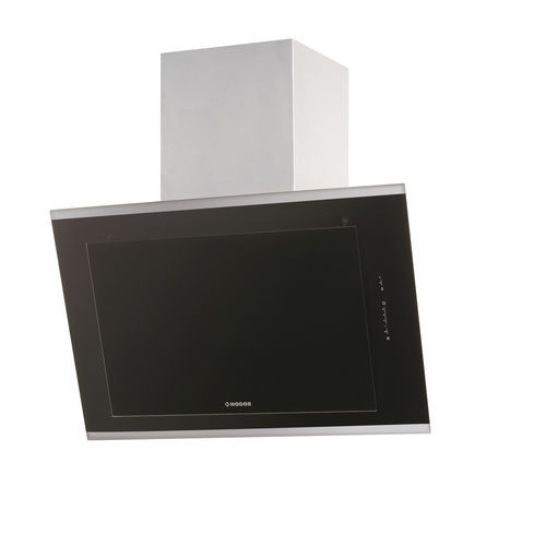 Wall-mounted range hood - NOSTRUM - Nodor - ducted / with built-in lighting / low-noise