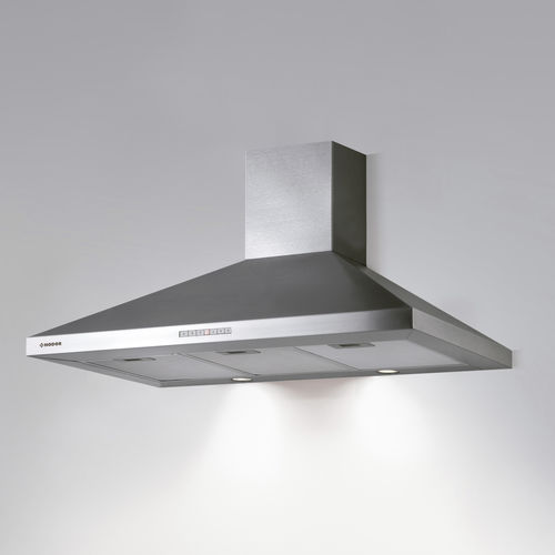 Wall-mounted range hood - SCALA - Nodor - ducted / with built-in lighting / Class C