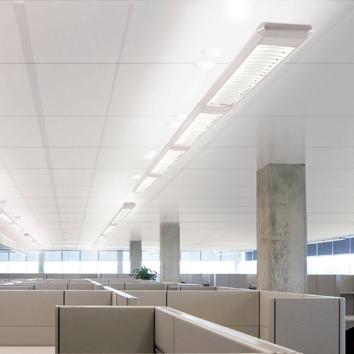 Hanging light fixture - EKOS - PLEXIFORM - surface-mounted / LED / fluorescent