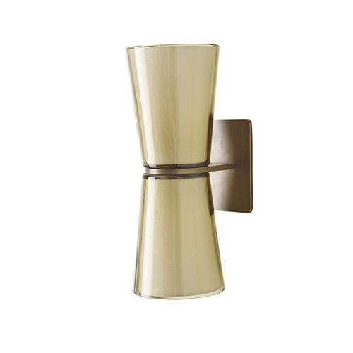 Contemporary wall light - VISTA - Baker Furniture Co. - indoor / brass / bronze