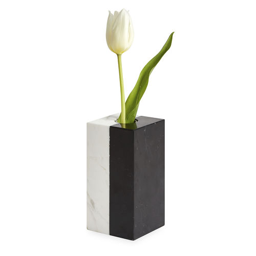 Contemporary vase - CANAAN - Jonathan Adler - glass / marble
