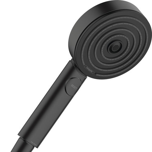 Round hand shower - 105 3JET - hansgrohe - metal / contemporary / chrome finish
