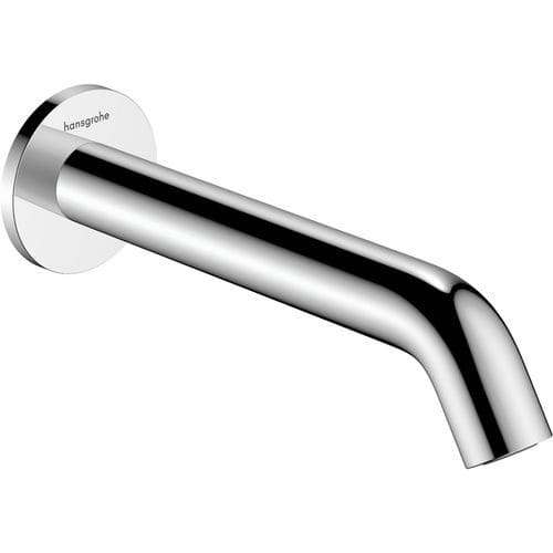 Hansgrohe Metris Single Lever Wall Mounted Basin Mixer Tap With 225mm Spout Chrome - View #4