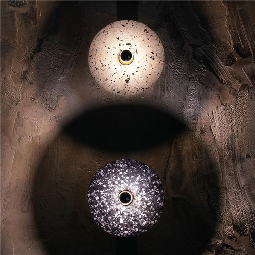 Contemporary wall light - GU - BENTU DESIGN - outdoor / brass / stainless steel