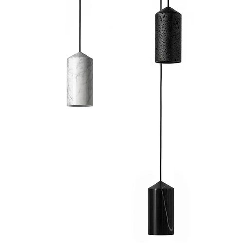 Pendant lamp - IN - BENTU DESIGN - aluminum / lava / contemporary