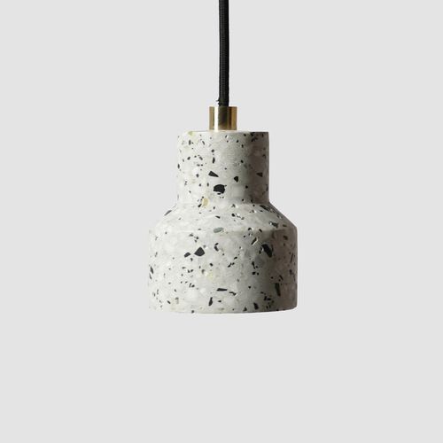 Pendant lamp - TU - BENTU DESIGN - brass / stainless steel / concrete
