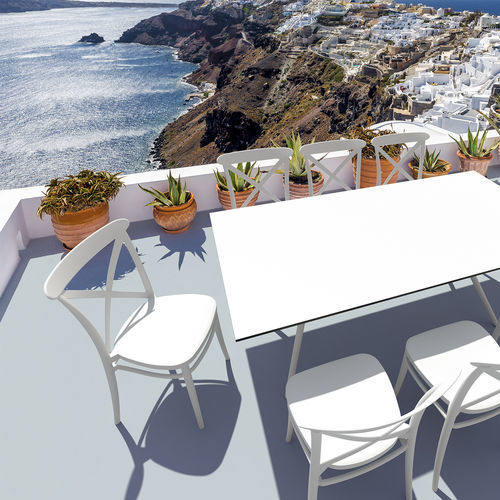 Polypropylene dining chair - CROSS  - Siesta - contemporary / indoor / fiberglass