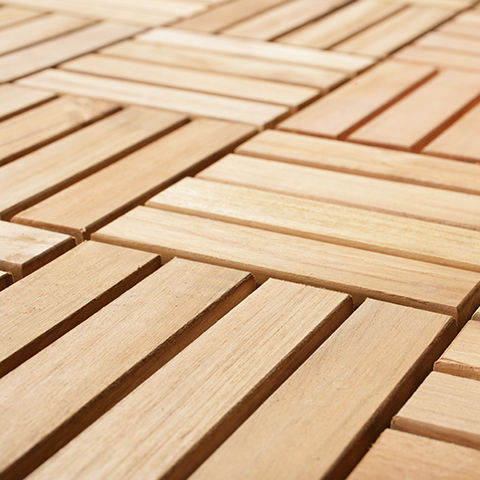 Wooden grating - Rattan House - for exterior flooring