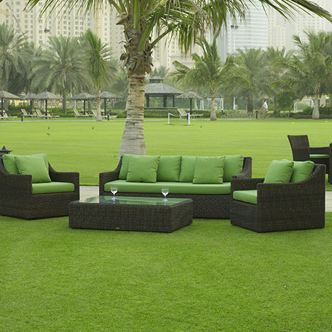 Contemporary sofa - MONACO - Rattan House - outdoor / multi-color / rattan