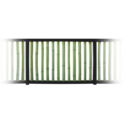 Steel railing - BAMBOU - URBAN-NT - bamboo / with bars / outdoor
