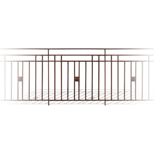 Steel railing - MONTPELLIER - URBAN-NT - iron / with bars / outdoor