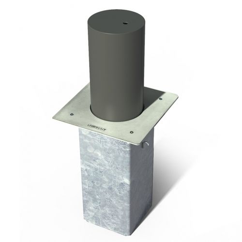 Security bollard - 280 - URBAN-NT - access control / semi-automatic / steel