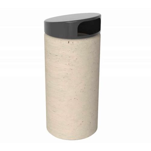 Public trash can - CORTON - URBAN-NT - concrete / resin / hooded