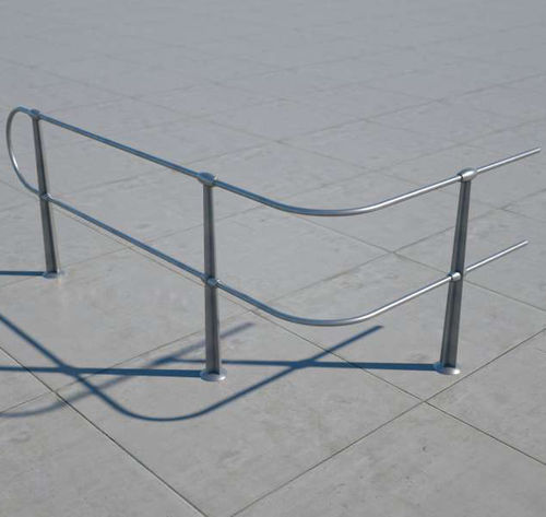 Steel railing - SIROCCO - URBAN-NT - cast iron / with bars / outdoor
