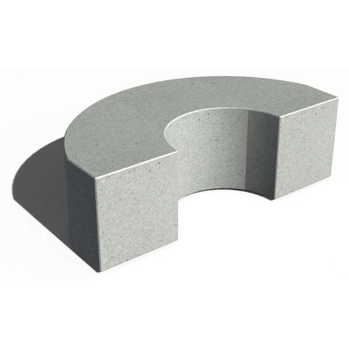 Contemporary public bench - TETRIS O PLUS - URBAN-NT - concrete / without backrest / without armrests