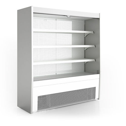 Shelf refrigerated display case - PRONTO - JORDAO - wall-mounted / for shop / metal