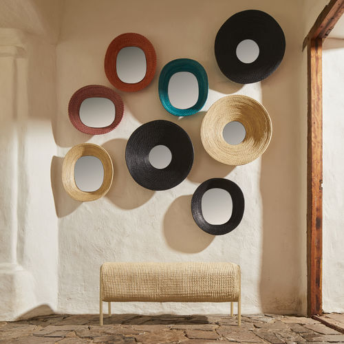 Wall-mounted mirror - KILLA - Ames design - free-standing / contemporary / round