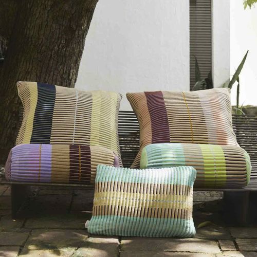 Rectangular cushion - CHUMBES - Ames design - striped / home / cotton