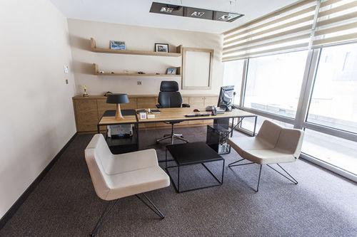 Executive desk - FRAME - Ersa - contemporary / solid wood / metal