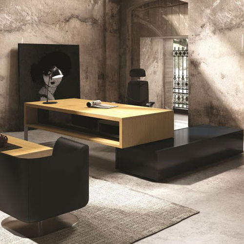 Executive desk - HD-10 - Ersa - contemporary / wooden / with storage compartment