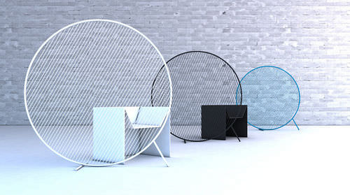 Contemporary screen - GEO - Ersa - metal / for office