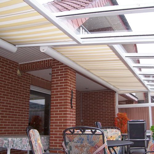 Surface mounted conservatory - 525 - Kadeco Sonnenschutzsysteme GmbH - fabric