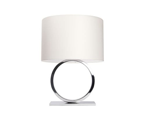 Table lamp - THEODORA  - QUICK ITALY LIGHTING - aluminum / fabric / contemporary
