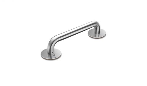 Stainless steel grab bar - 14461702659 - D-Line - straight / wall-mounted / commercial