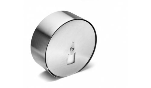 Wall-mounted toilet paper dispenser - 14708602200 - D-Line - stainless steel / commercial