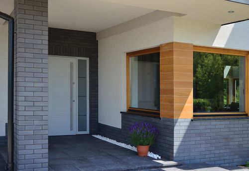 Brickwork cladding - MISTY MORNING - King klinker - clinker / smooth