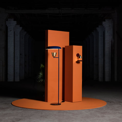 Floor-standing lamp - LIGHTOLIGHT P , LIGHTOREAD P - Parachina - lacquered steel / marble / contemporary