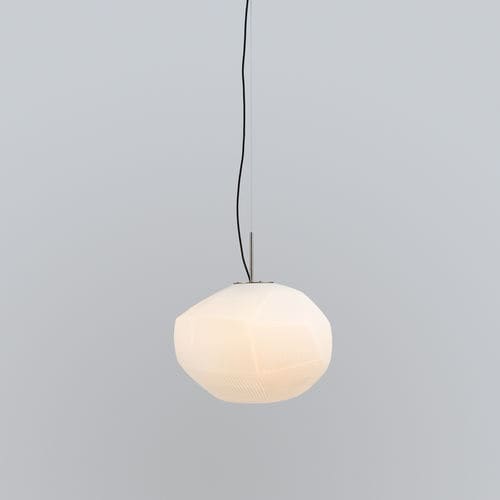 Pendant lamp - GEMO T - Parachina - steel / blown glass / contemporary