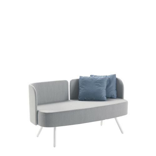 Contemporary sofa - BLOG - Sesta - fabric / contract