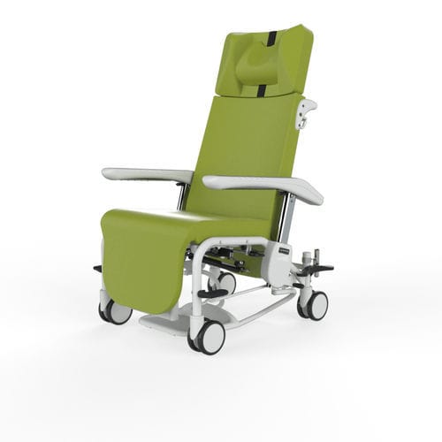 Leather medical chair ASTREE Navailles fabric / on casters