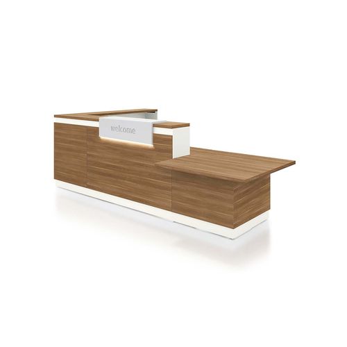 Melamine reception desk - GUEST - Eol