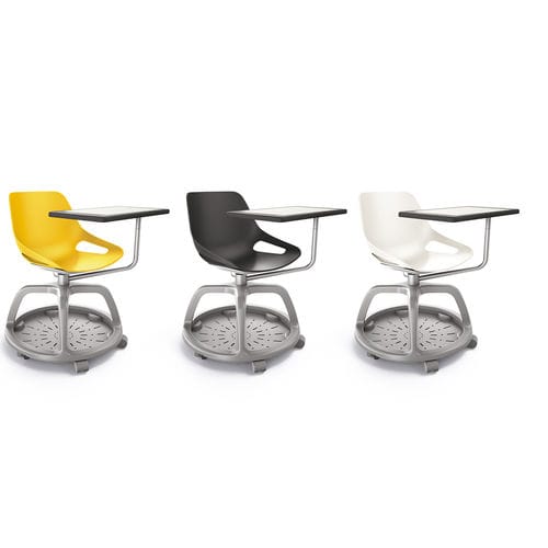 Contemporary conference chair - Eol - indoor / plastic / tablet