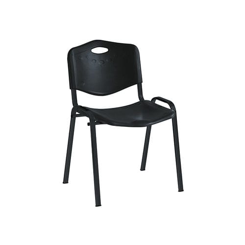 Contemporary visitor chair - ANTHRA + - Eol - indoor / fabric / polypropylene