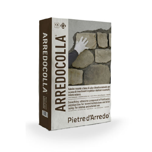 Smoothing adhesive mortar - ARREDOCOLLA - Pietre d'arredo - adhesive / smoothing / mineral