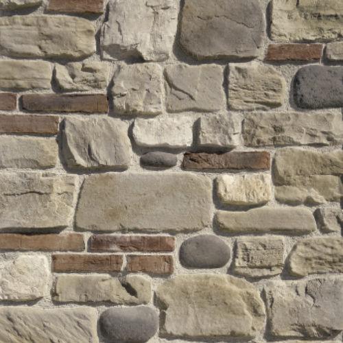 Interior wall-covering - MISTO CAMPAGNA - Pietre d'arredo - exterior / engineered stone / textured