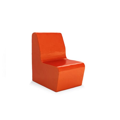 Contemporary chair - CASCADE - Pineapple - indoor / fabric / vinyl