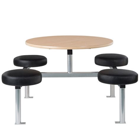 Contemporary table and chair set - OPUS - Pineapple - metal / laminate / upholstered