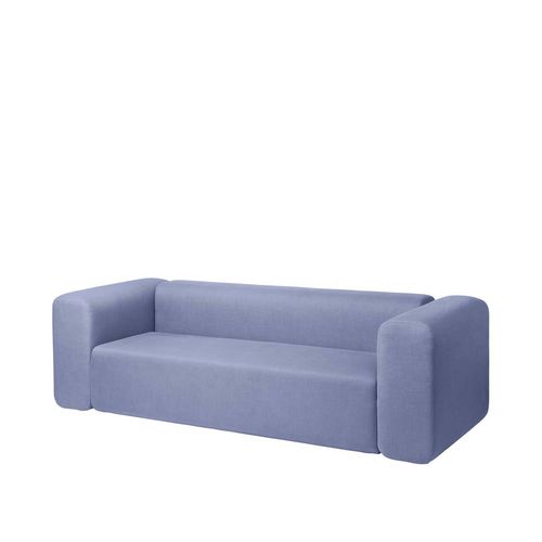 Contemporary sofa - LAGOON - broste - linen / viscose / polyester